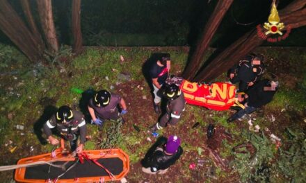 SICILIA:RAGAZZA CADE DA MURO ALTO 5 METRI, SALVATA DA POMPIERI DI MESSINA