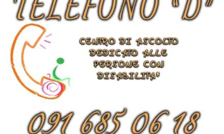 TELEFONO D, ATTIVATA DALLA REGIONE SICILIANA LA LINEA TELEFONICA PER I DISABILI