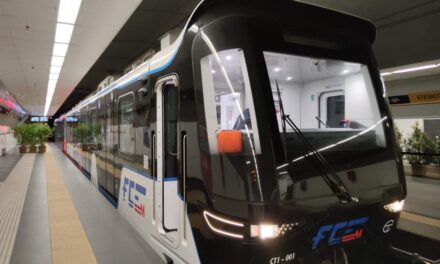 Inaugurato il primo dei nuovi treni per la metropolitana di Catania