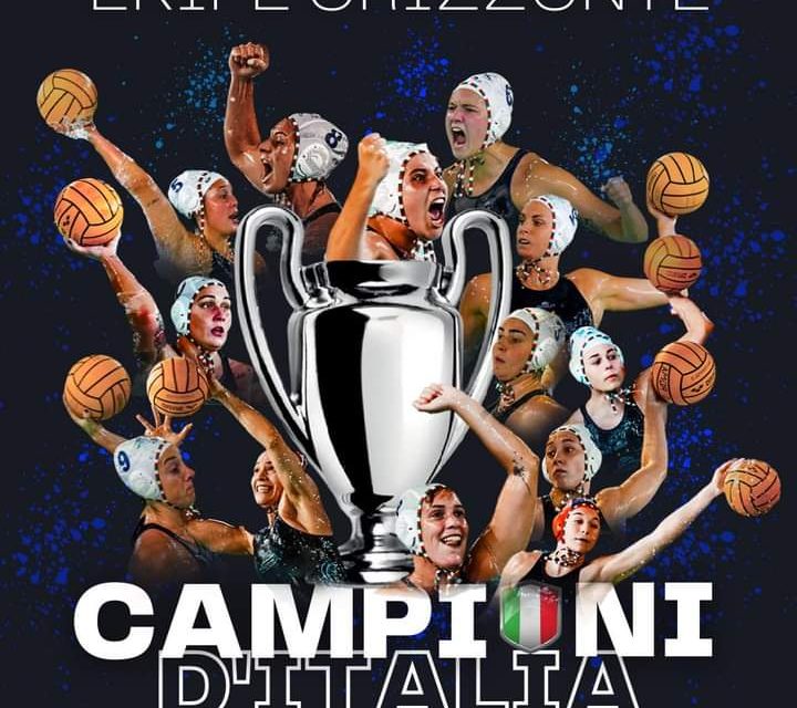 Pallanuoto femminile, Ekipe Orizzonte Catania campione d’Italia: vinto il 22esimo scudetto