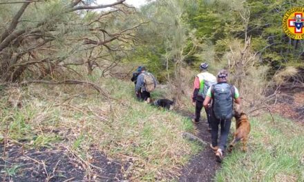 Turista disperso sull’Etna: individuato in zona canalone dei Faggi