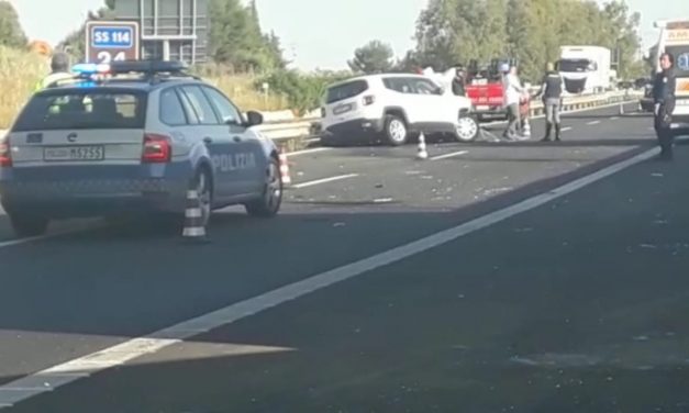 Priolo Gargallo. Incidente stradale sulla SS 114 in direzione sud