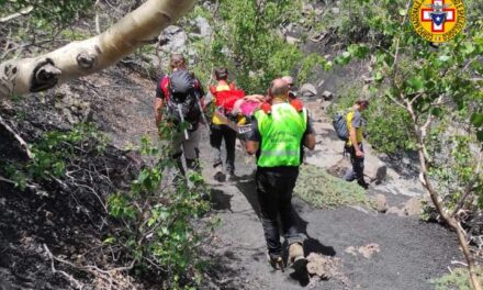 Etna, soccorsa escursionista ferita dopo caduta
