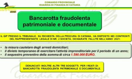 GdF di Catania arresta imprenditore per bancarotta fraudolenta: maxi sequestro