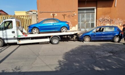 Catania, avviato servizio rimozione mezzi abbandonati sulla sede stradale
