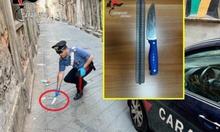 Catania, litiga con un connazionale e lo accoltella: poi scappa, ma i carabinieri lo trovano