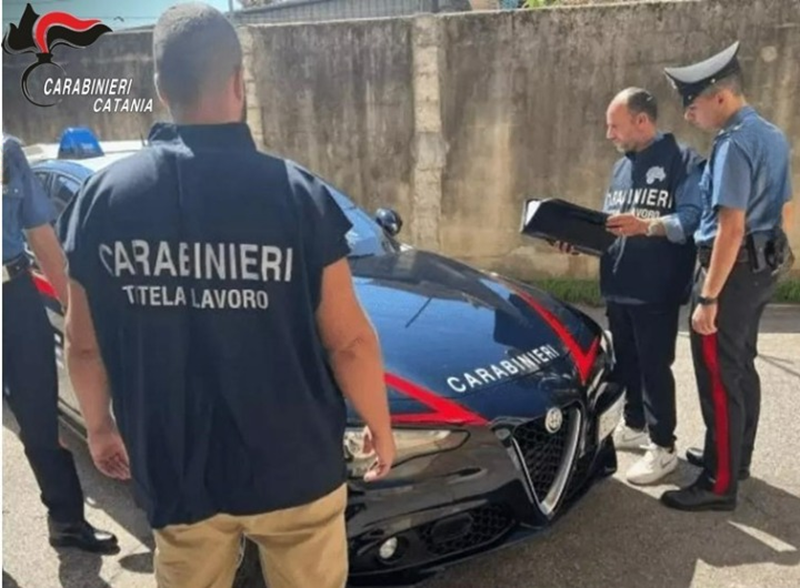 Controlli nelle aziende ad Adrano, lavoratore in nero e sussidi: denunciato 26enne